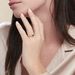 Bague Plaqué Or Eugenie Pierre Synthétique - Bagues avec pierre Femme | Histoire d’Or