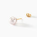 Boucles D'oreilles Puces Kesya Or Jaune Perle De Culture - Clous d'oreilles Femme | Histoire d’Or