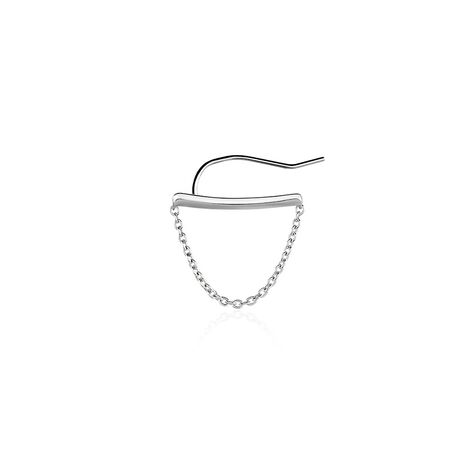 Bijoux D'oreilles Parigi Argent Blanc - Boucles d'oreilles fantaisie Femme | Histoire d’Or