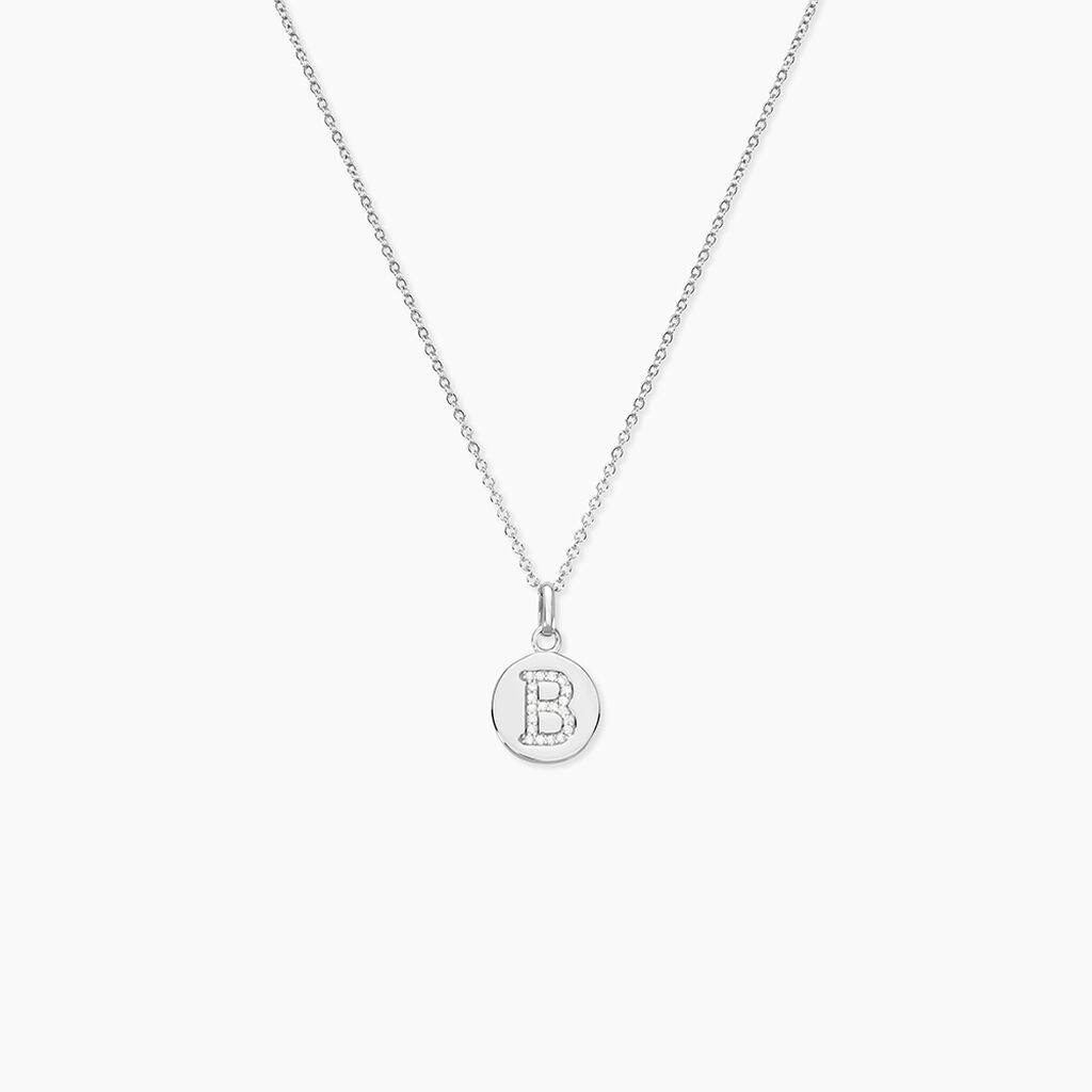 Collier Argent Eugenien Oxydes De Zirconium - Colliers fantaisie Femme | Histoire d&rsquo;Or