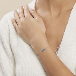 Bracelet Corelana Argent Blanc Pierre De Synthese - Bracelets fantaisie Femme | Histoire d’Or