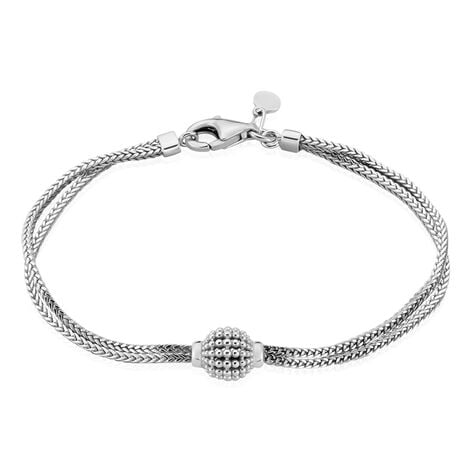 Bracelet Makana Argent Blanc - Bracelets Femme | Histoire d’Or