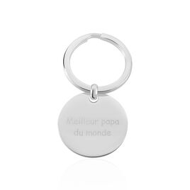Porte Clefs Peg Acier Blanc - Autres bijoux Homme | Histoire d’Or