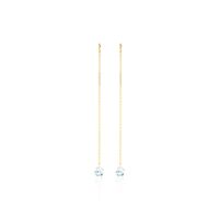 Boucles D'oreilles Pendantes Les Audacieuses Or Jaune Topaze