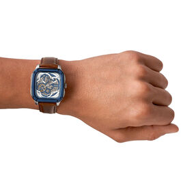 Montre Fossil Inscription Bleu - Montres Homme | Histoire d’Or