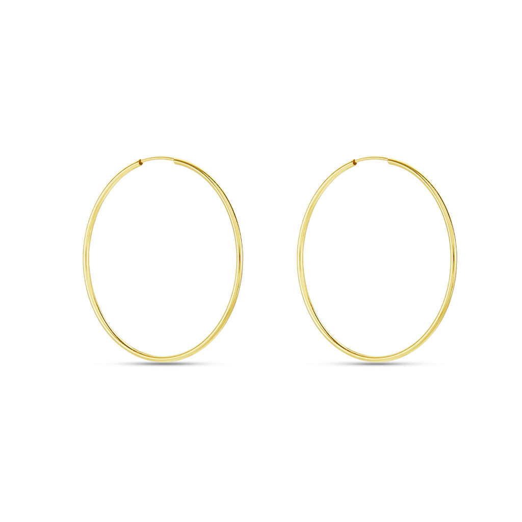 Créoles Dominae Flexible Or Jaune - Boucles d'oreilles créoles Femme | Histoire d’Or