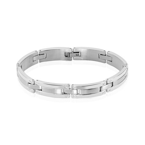 Bracelet Hector Acier Blanc - Bracelets fantaisie Femme | Histoire d’Or
