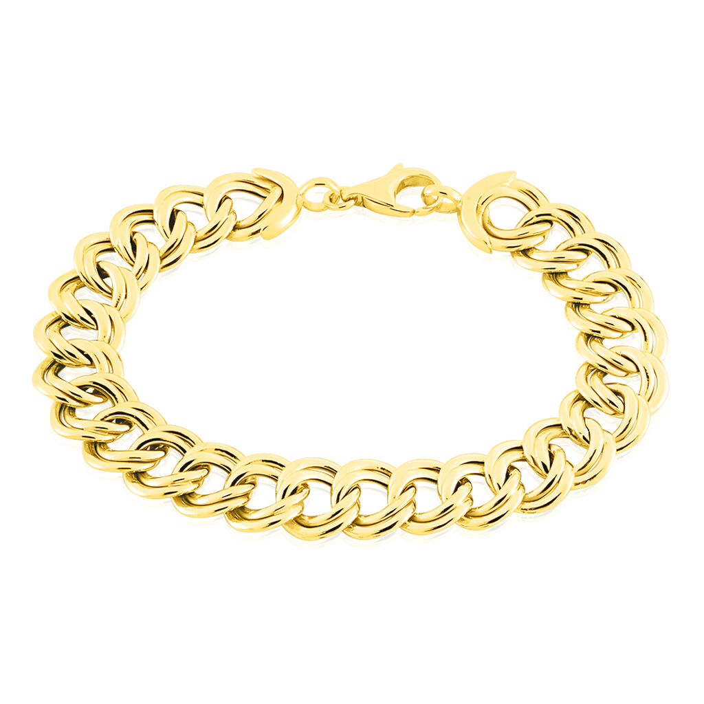 Bracelet Aaron Maille Fantaisie Or Jaune