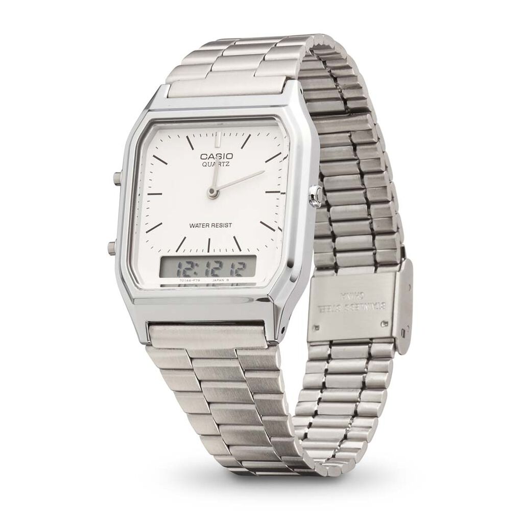 Montre Casio Collection Vintage Blanc - Montres Unisex | Histoire d&rsquo;Or