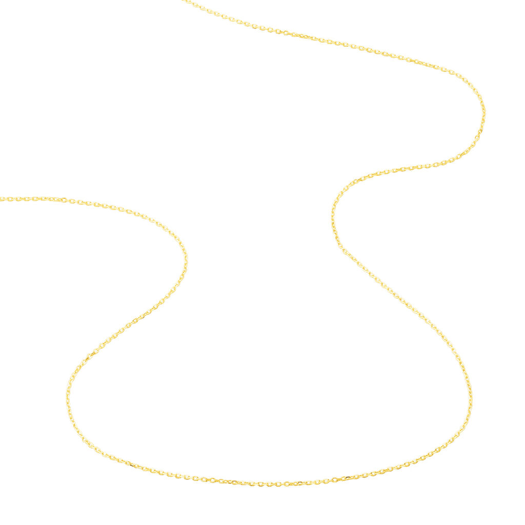 Cha&icirc;ne Igoa Maille For&ccedil;at Diamantee Or Jaune - Chaines Famille | Histoire d&rsquo;Or