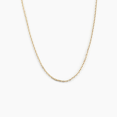 Cha&icirc;ne Igoa Maille For&ccedil;at Diamantee Or Jaune - Chaines Femme | Histoire d&rsquo;Or
