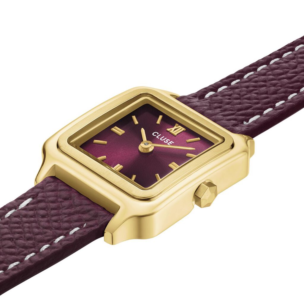 Montre Cluse Gracieuse Mini Bordeaux - F&ecirc;te des m&egrave;res Femme | Histoire d&rsquo;Or