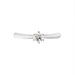 Bague Solitaire Veronika Or Blanc Diamant - Bagues solitaires Femme | Histoire d’Or