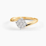 Bague Solitaire Lysia Or Jaune Diamant - Bagues solitaires Femme | Histoire d&rsquo;Or