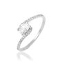 Bague Loriane Or Blanc Oxyde De Zirconium