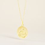 M&eacute;daille Or Jaune Saint Joseph - Pendentifs Bapt&ecirc;me Famille | Histoire d&rsquo;Or