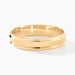 Alliance Mat Et Brillant Demi Jonc Classique Or Jaune - Alliances Unisex | Histoire d&rsquo;Or