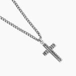 Collier M&eacute;tal Acier Argent&eacute; - Colliers fantaisie Homme | Histoire d&rsquo;Or