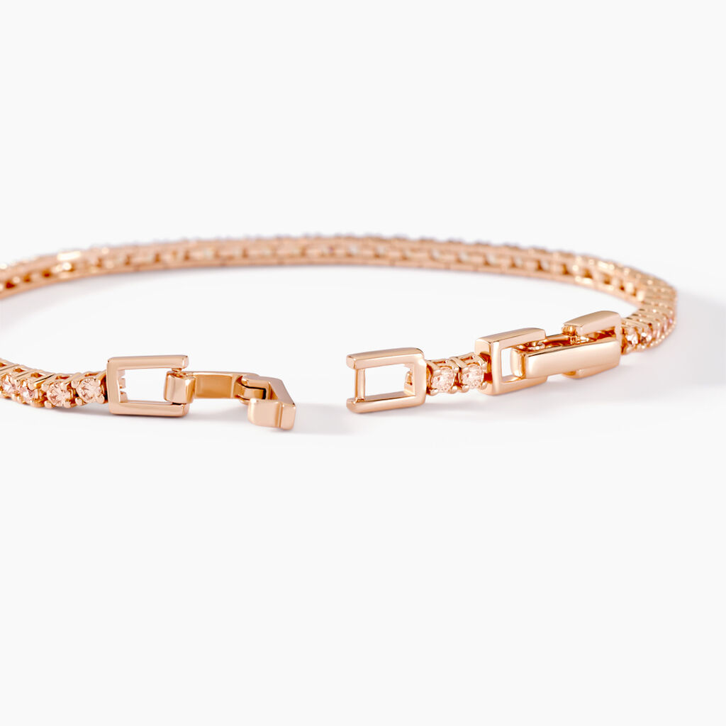 Bracelet Rio Tennis Argent Rose Oxyde De Zirconium - Bracelets Femme | Histoire d’Or