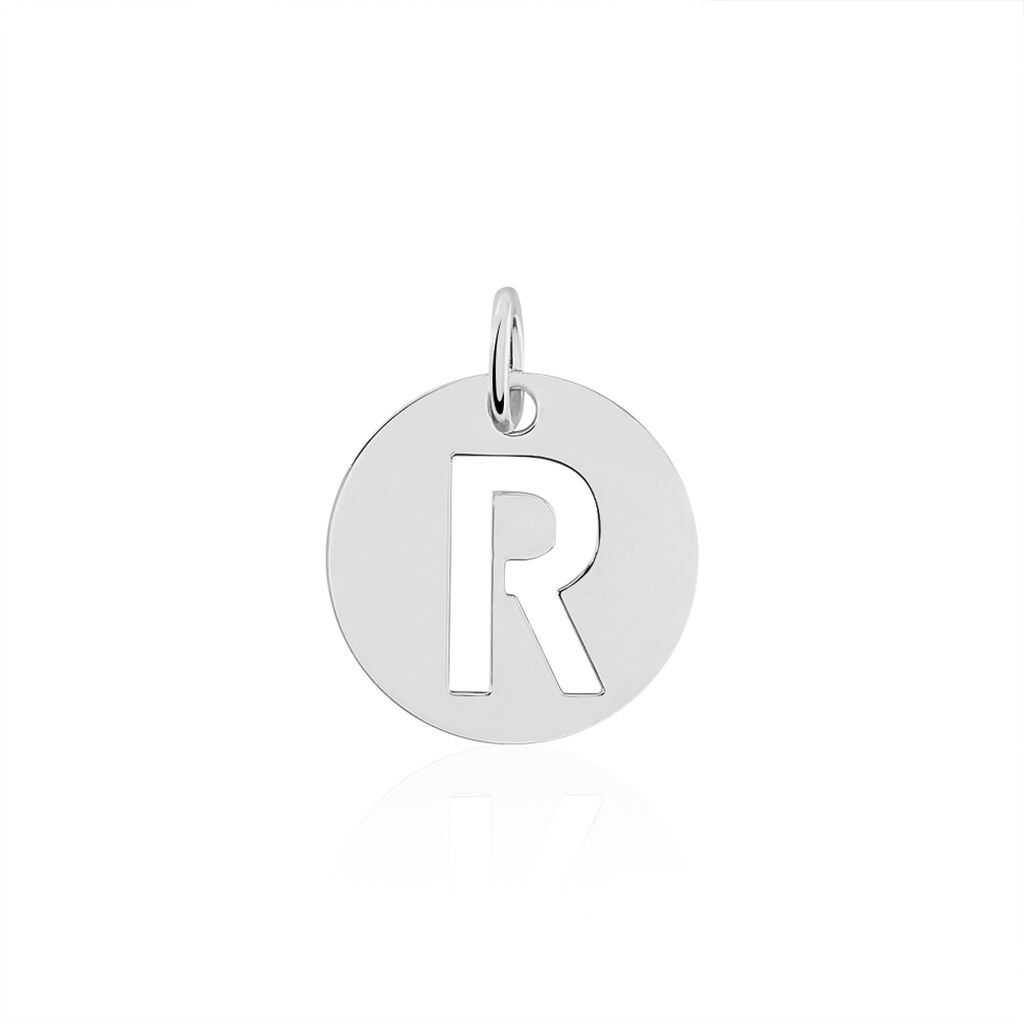 Pendentif Elio R Argent Blanc - Pendentifs Famille | Histoire d’Or
