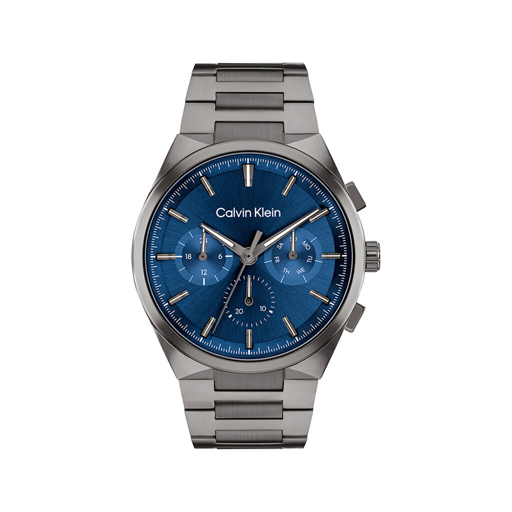 Montre Calvin Klein Distinguish Multifonctions Bleu - F&ecirc;te des p&egrave;res Homme | Histoire d&rsquo;Or