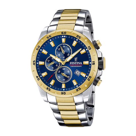 Montre Festina Chrono Sport Bleu - Montres Homme | Histoire d’Or