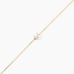 Bracelet Glendower Or Jaune Diamant Synth&eacute;tique - Bracelets Femme | Histoire d&rsquo;Or