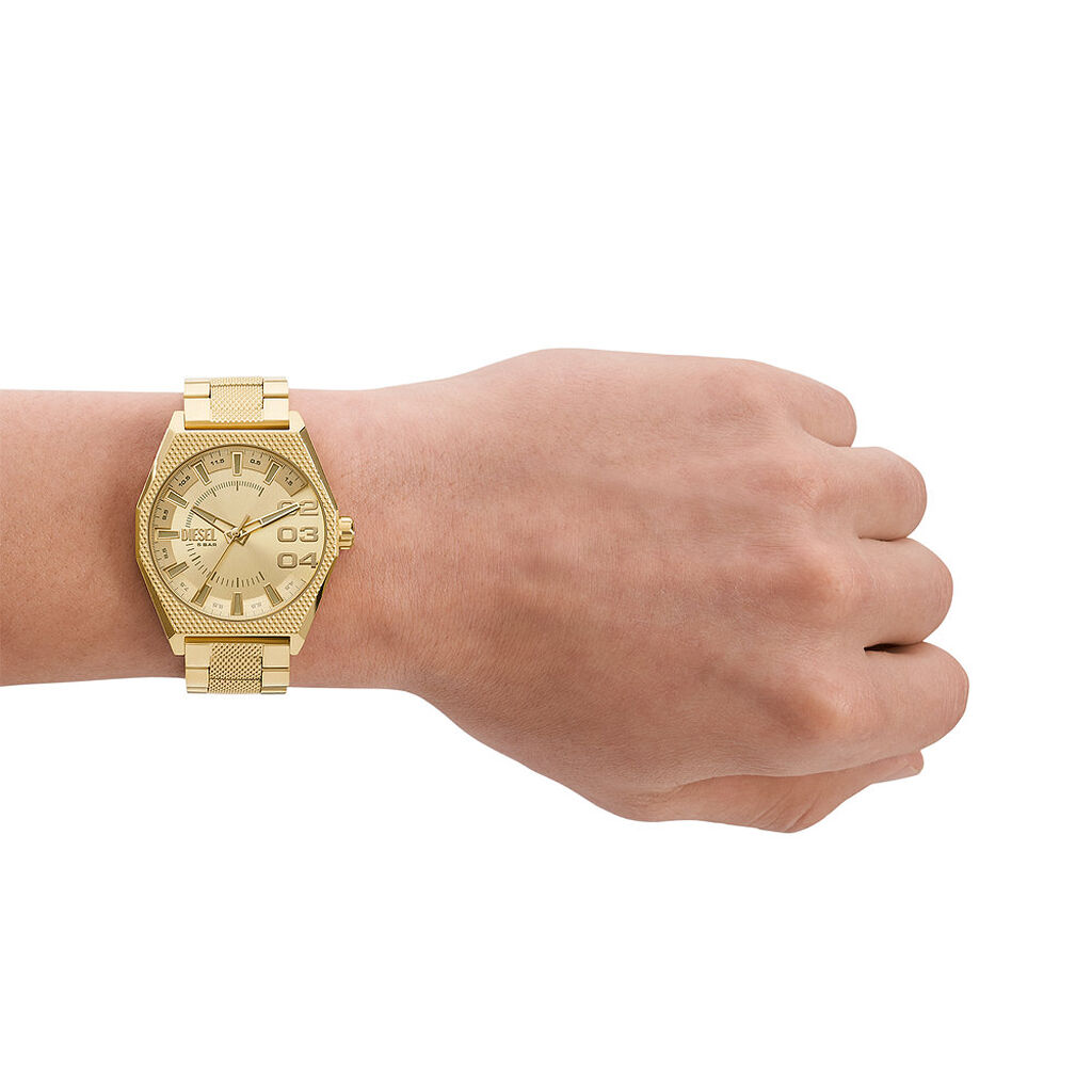 Montre Diesel Scraper Doré - Montres Homme | Histoire d’Or