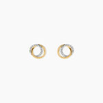 Boucles D'oreilles Or Jaune Tresha Diamants - Boucles d'oreilles pierres pr&eacute;cieuses Femme | Histoire d&rsquo;Or