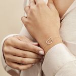 Bracelet Or Jaune Derry Oxyde De Zirconium - Bracelets Femme | Histoire d&rsquo;Or