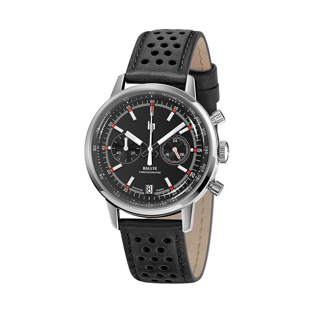 Montre Lip Rallye Meca-Quartz Noir - Nouveautés Homme | Histoire d’Or