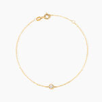 Bracelet Dilshad Or Jaune Oxyde De Zirconium - Bracelets Femme | Histoire d&rsquo;Or
