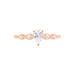 Bague Alisonne Or Rose Oxyde De Zirconium - Bagues solitaires Femme | Histoire d’Or