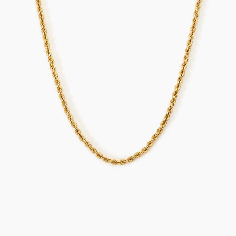 Collier Cordelia Argent Dor&eacute; A L'Or 750/1000 - Bijoux sans pierre Femme | Histoire d&rsquo;Or
