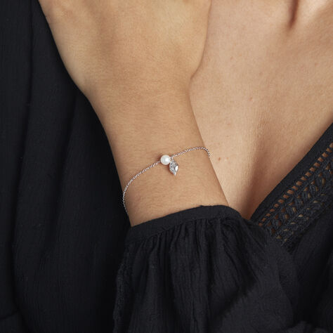 Bracelet Blandino Argent Blanc Perle De Culture - Bracelets fantaisie Femme | Histoire d’Or