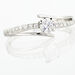 Bague April Or Blanc Oxyde De Zirconium - Bagues solitaires Femme | Histoire d’Or