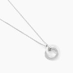 Collier Grizzel Argent Blanc Oxyde De Zirconium - Colliers fantaisie Femme | Histoire d&rsquo;Or