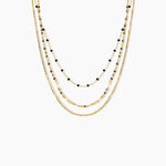 Collier Amala Acier Jaune Verre - Colliers fantaisie Femme | Histoire d&rsquo;Or