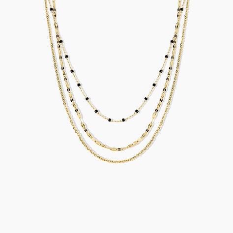 Collier Amala Acier Jaune Verre - Colliers fantaisie Femme | Histoire d’Or