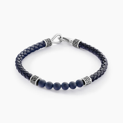 Bracelet Genaelleae Acier Blanc Agate - Bracelets Homme | Histoire d’Or
