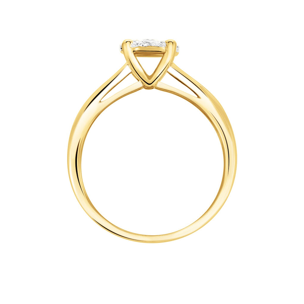 Bague Solitaire Artemis Or Jaune Diamant - Bagues solitaires Femme | Histoire d&rsquo;Or