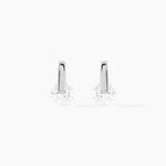Boucles D'oreilles Pendantes Vera Argent Blanc Oxyde De Zirconium - Boucles d'oreilles fantaisie Femme | Histoire d&rsquo;Or