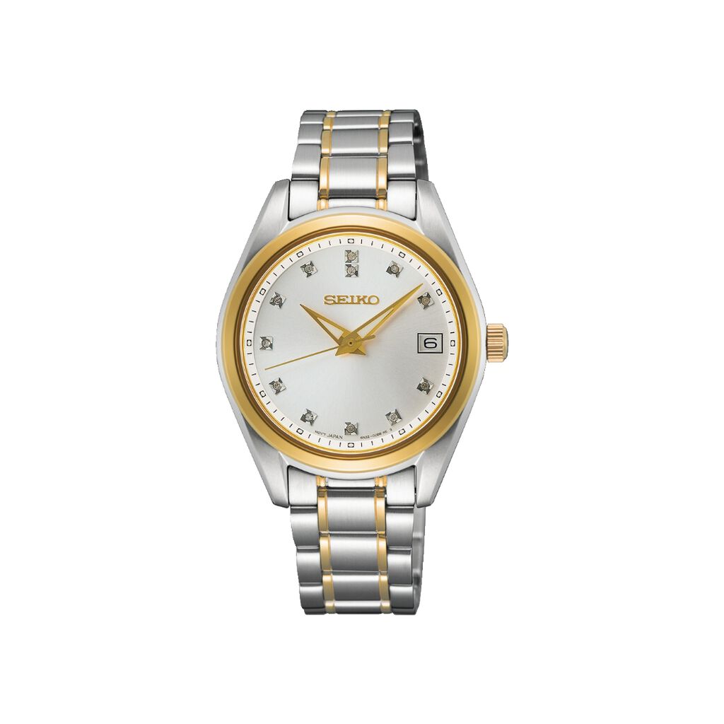 Montre Seiko Classique Blanc - Montres Femme | Histoire d&rsquo;Or