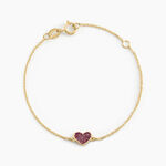 Bracelet Cerine Coeur Or Jaune - Bracelets Enfant | Histoire d&rsquo;Or