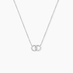 Collier Iwa Argent Blanc Oxyde De Zirconium - Colliers fantaisie Femme | Histoire d&rsquo;Or