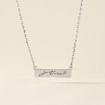 Collier Lorayne Argent Blanc - F&ecirc;te des m&egrave;res Femme | Histoire d&rsquo;Or