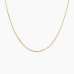 Cha&icirc;ne Igoa Maille For&ccedil;at Diamantee Or Jaune - Chaines Famille | Histoire d&rsquo;Or