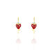 Boucles D'oreilles Pendantes Elizabetae Fraise Or Jaune - Boucles d'oreilles pendantes Enfant | Histoire d’Or