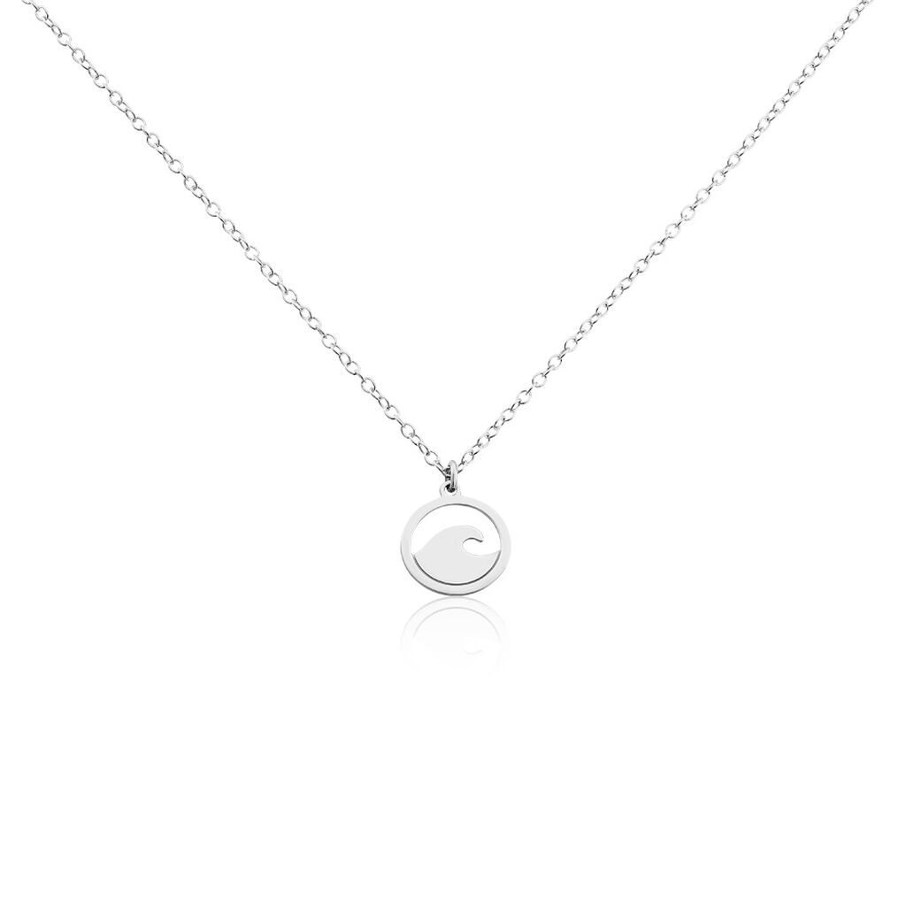 Collier Hawai Argent Blanc - Colliers fantaisie Femme | Histoire d&rsquo;Or
