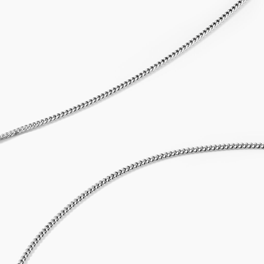 Chaîne Clementine Argent Blanc - Chaines Unisex | Histoire d’Or